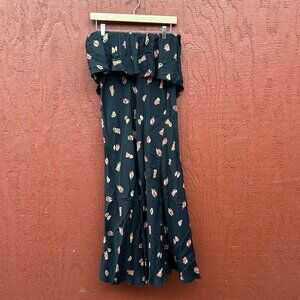 Stone Cold Fox Silk Strapless Dress